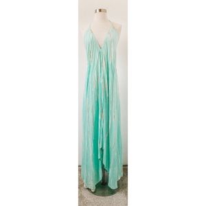 Mint Green Halter Maxi Dress